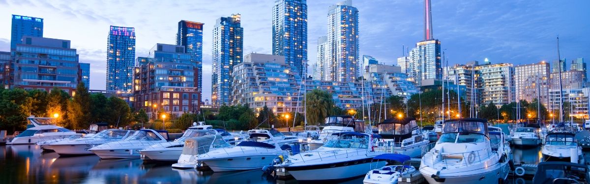 Marina Key West, Toronto featuring CN Tower