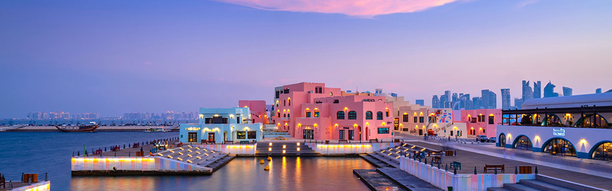 Mina District at Sunset