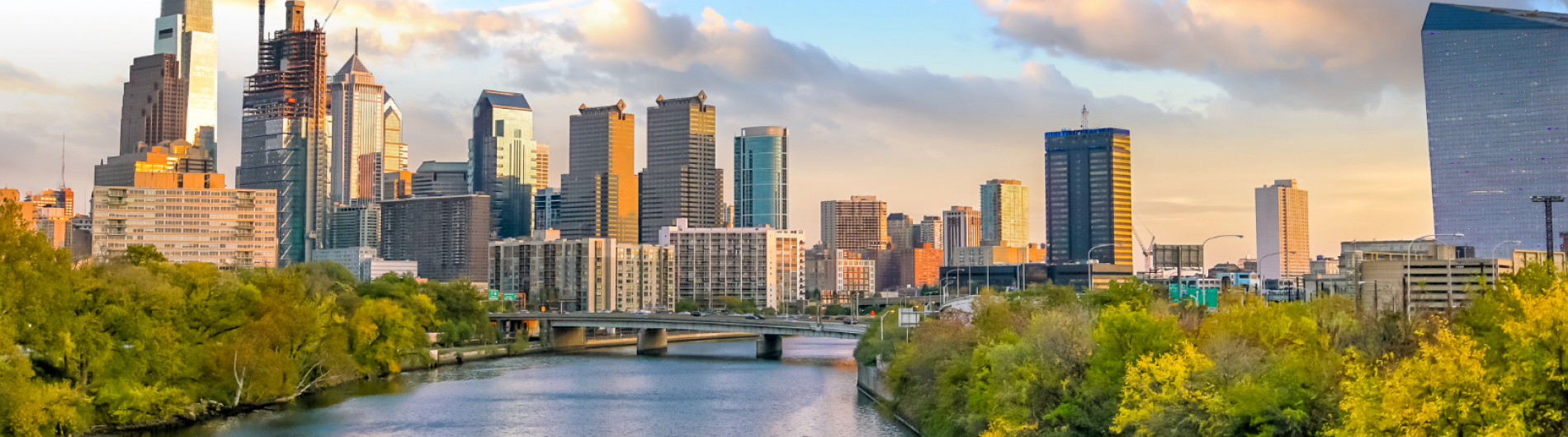 Philadelphia skyline United States of America 