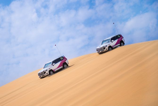 Desert safari experience with Discover Qatar